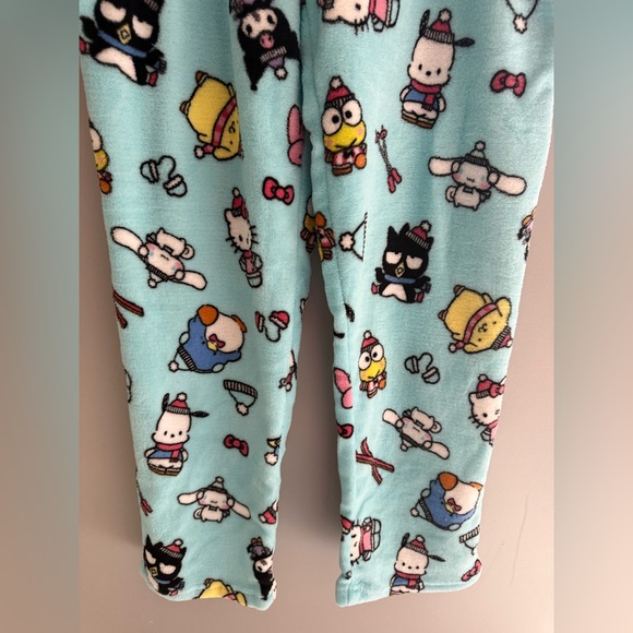 Hello Kitty & Friends Character Print Plush Sleep Pajama Lounge Pants WomensXXL - Picture 3 of 11